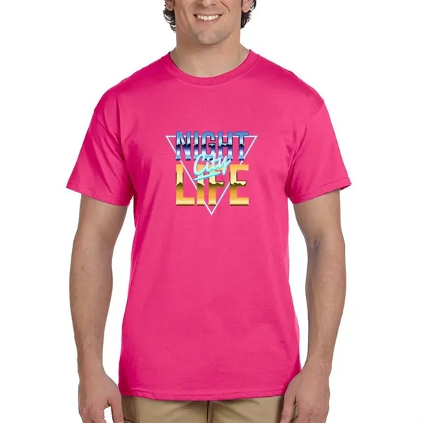 Unisex heavy cotton t-shirt with high-density fabric for exceptional print clarity.... from ASI 39552 BEL Promo