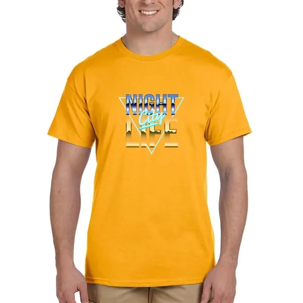 Unisex heavy cotton t-shirt with high-density fabric for exceptional print clarity.... from ASI 39552 BEL Promo