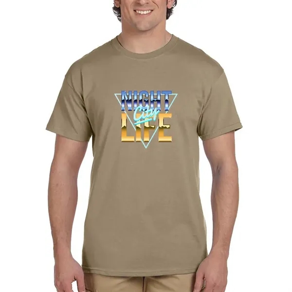 Unisex heavy cotton t-shirt with high-density fabric for exceptional print clarity.... from ASI 39552 BEL Promo