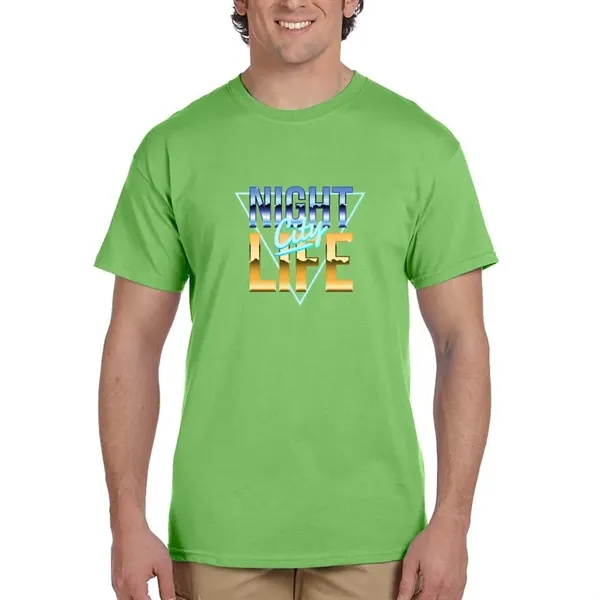 Unisex heavy cotton t-shirt with high-density fabric for exceptional print clarity.... from ASI 39552 BEL Promo