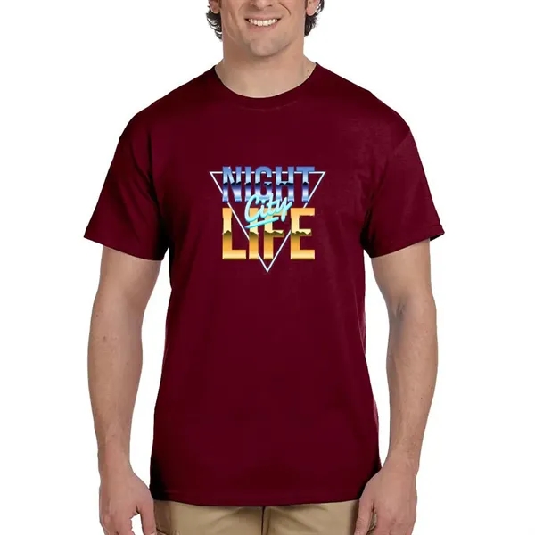 Unisex heavy cotton t-shirt with high-density fabric for exceptional print clarity.... from ASI 39552 BEL Promo