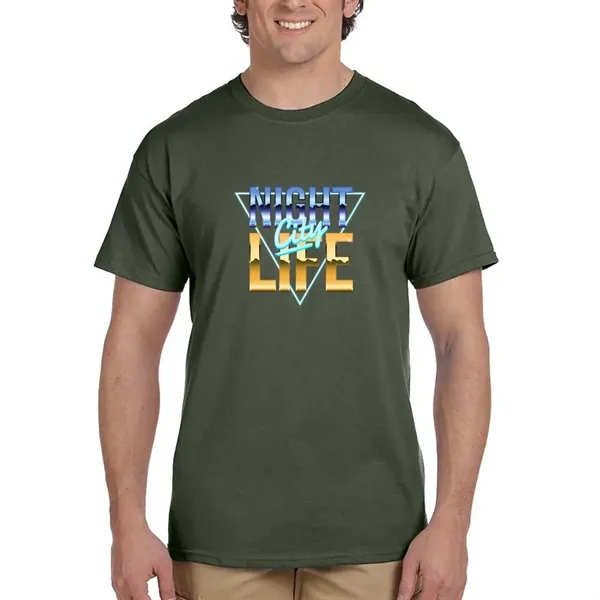 Unisex heavy cotton t-shirt with high-density fabric for exceptional print clarity.... from ASI 39552 BEL Promo