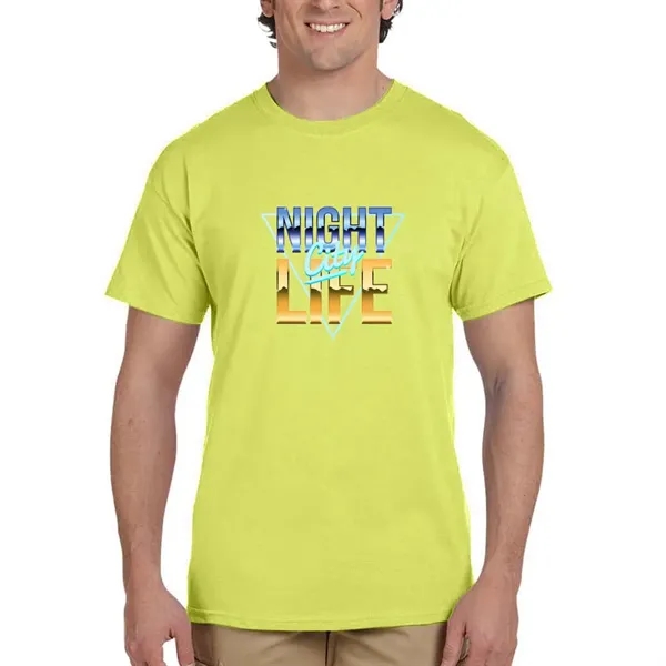 Unisex heavy cotton t-shirt with high-density fabric for exceptional print clarity.... from ASI 39552 BEL Promo