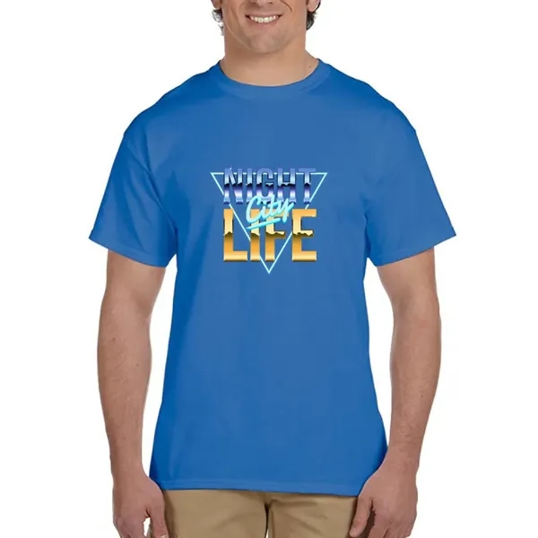 Unisex heavy cotton t-shirt with high-density fabric for exceptional print clarity.... from ASI 39552 BEL Promo