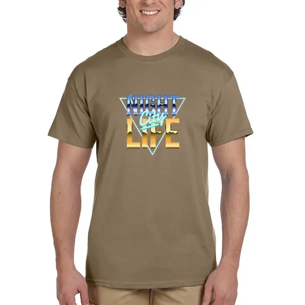 Unisex heavy cotton t-shirt with high-density fabric for exceptional print clarity.... from ASI 39552 BEL Promo