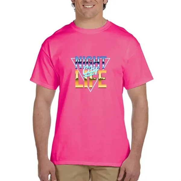 Unisex heavy cotton t-shirt with high-density fabric for exceptional print clarity.... from ASI 39552 BEL Promo