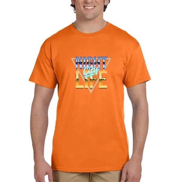 Unisex heavy cotton t-shirt with high-density fabric for exceptional print clarity.... from ASI 39552 BEL Promo