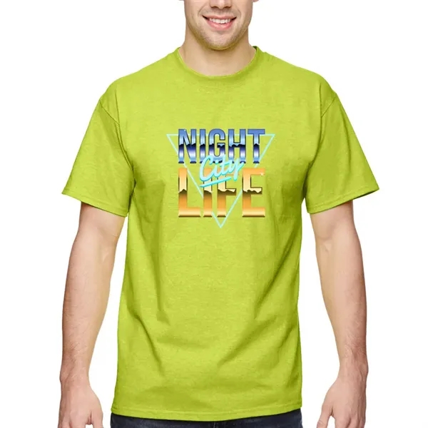 Unisex heavy cotton t-shirt with high-density fabric for exceptional print clarity.... from ASI 39552 BEL Promo