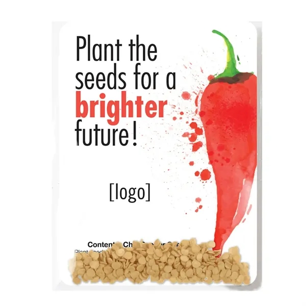 Includes seeds, 3x4 backer card, and eco-cello.... from ASI 40646 Bloomin Promotions / Bloomin' Promotions™