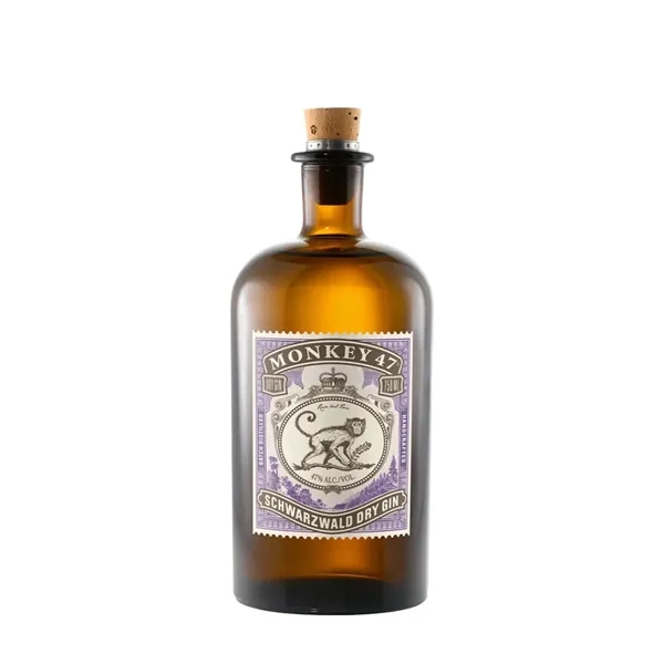 750-milliliter Monkey 47 gin bottle with imprint options.... from ASI 30223 A Plus Wine Designs