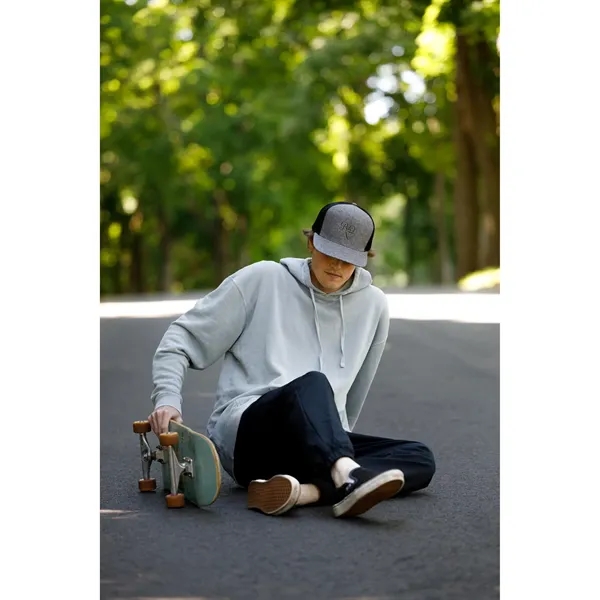 6-panel trucker cap with flex mesh back panels, flat brim and... from ASI 56070 Gemline / Gemline®