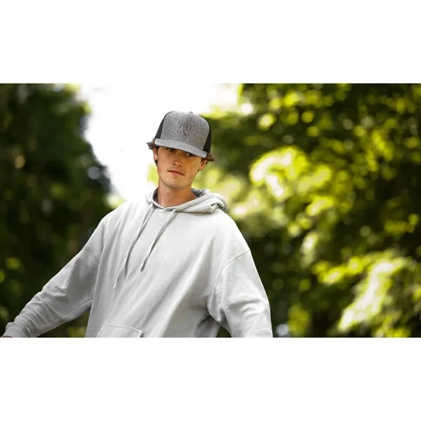 6-panel trucker cap with flex mesh back panels, flat brim and... from ASI 56070 Gemline / Gemline®