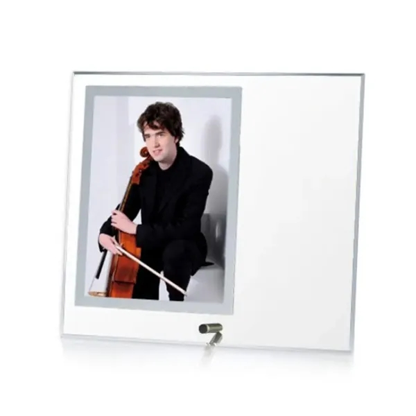 A single sheet of brilliant starfire glass is pierced with a... from ASI 84592 St Regis Group