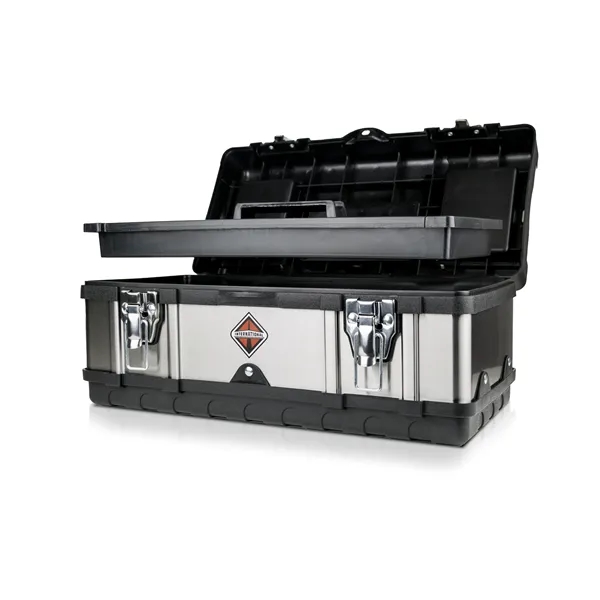 16" Stainless Steel Tool Box with Removable Tray... from ASI 62192 Illinois Glove Co / IGC Promo