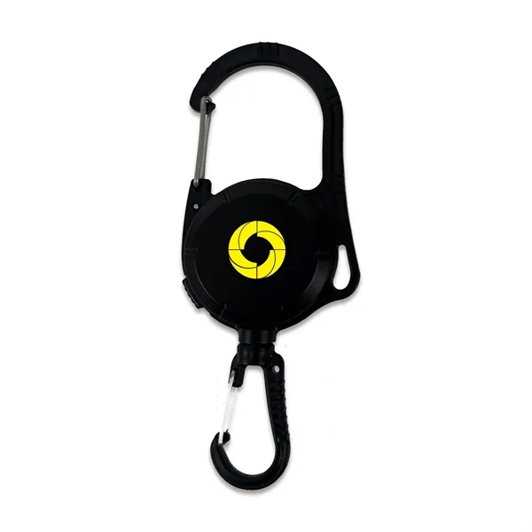 Two way hook carabiner with a retractable reel... from ASI 34800 Alstar Creations