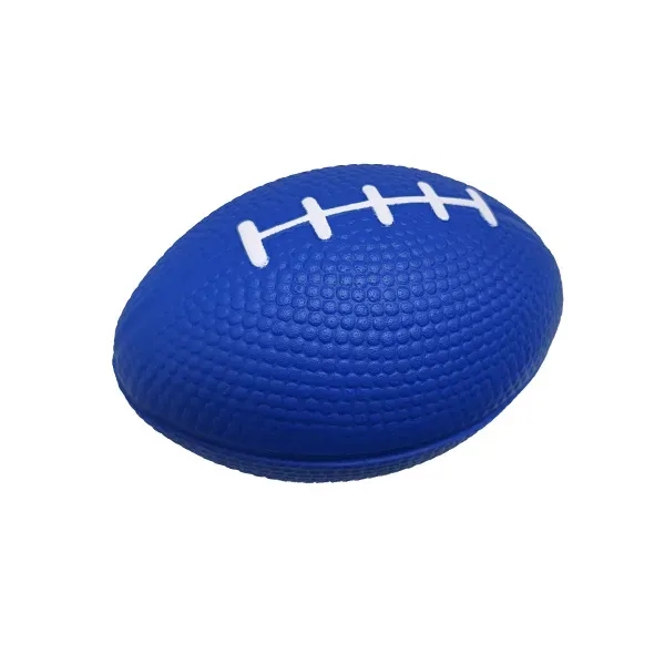 Squeezable Football Shape Stress Ball & Grip Strengthener 3 1/4" -... from ASI 45100 Chulani Promotional Products, Inc / Competitive Edge Innovations/Chulani