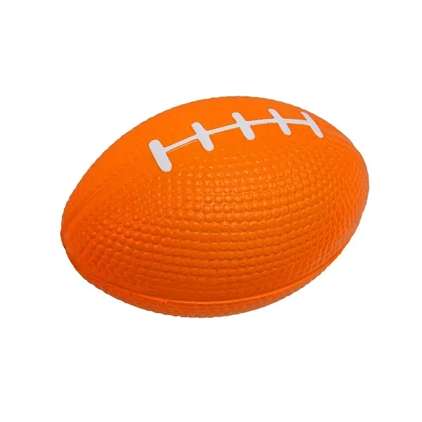 Squeezable Football Shape Stress Ball & Grip Strengthener 3 1/4" -... from ASI 45100 Chulani Promotional Products, Inc / Competitive Edge Innovations/Chulani