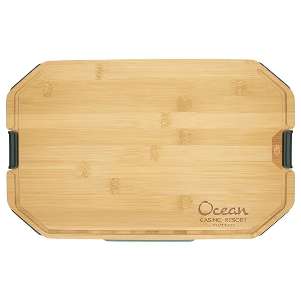 Six-piece camping cutting board and knife set. Features two dual-sided outdoor... from ASI 46170 Compass Industries Inc