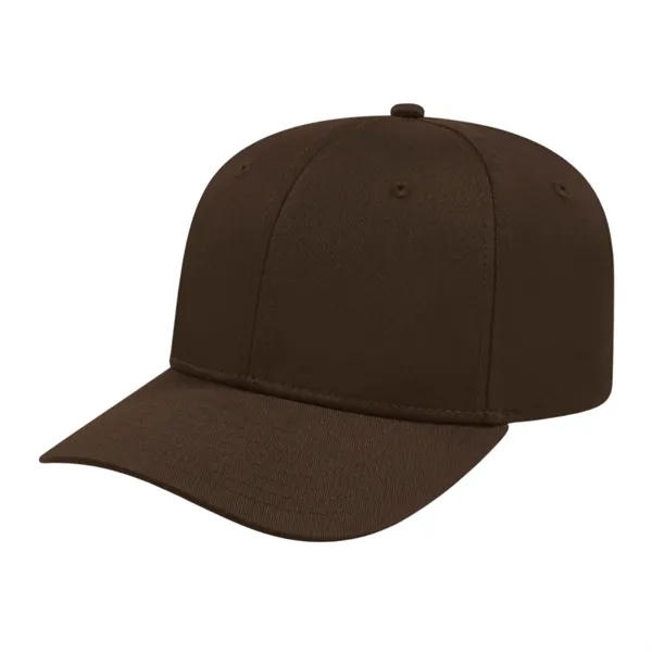 Mid profile structured cotton and polyester cap with adjustable snapback closure.... from ASI 43792 Cap America Inc