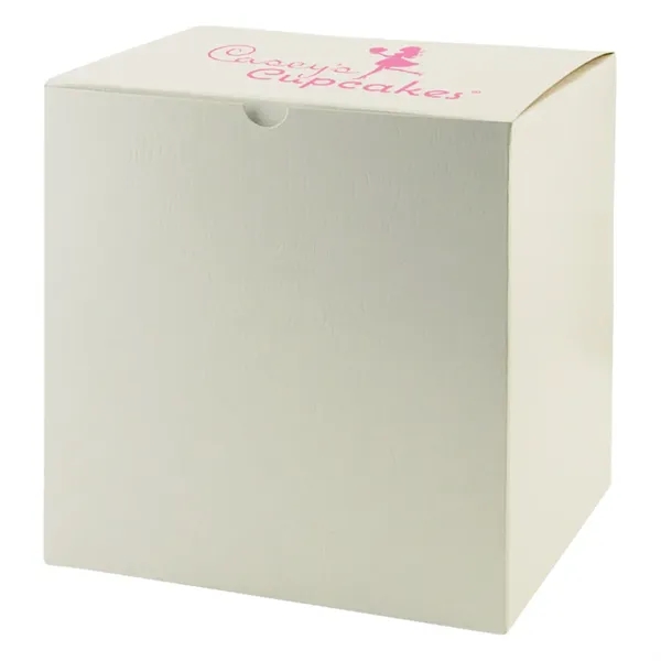 Frost White Gloss Fold-up Gift Boxes fold flat for easy storage;... from ASI 75731 PWS / Pacific Western Sales/Cater Line
