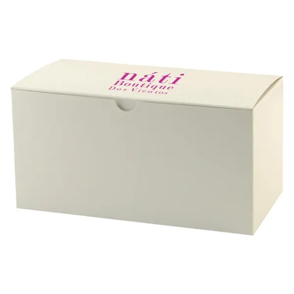 Frost White Gloss Fold-up Gift Boxes fold flat for easy storage;... from ASI 75731 PWS / Pacific Western Sales/Cater Line