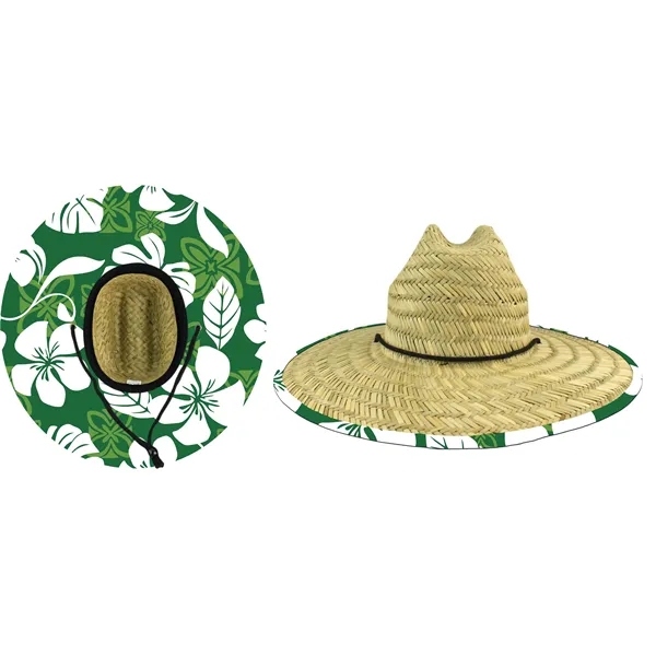 MOQ 10PCS Domestic Straw Hat with Custom patch, comes with Aloha... from ASI 72657 Active Life Promo / Apres Ski Active Life Promo