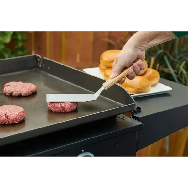 11" heavy-duty flat top flipper with a durable stainless steel blade... from ASI 38120 Ball Pro / Diversified Quality Kitchenware
