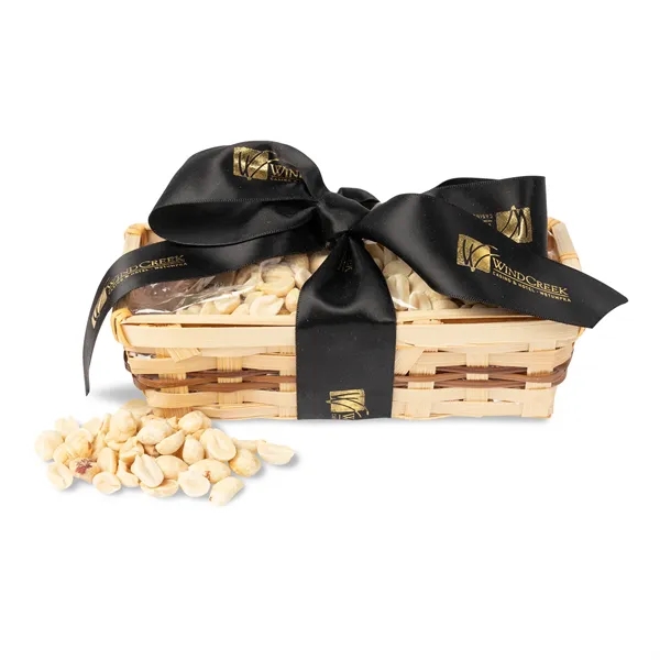 Gift Basket with Peanuts... from ASI 44900 NC Custom (CI/Lanco) / ChocInn/Lanco