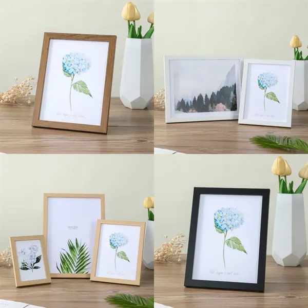 Home decoration MDF photo frame plus full color print on front... from ASI 37218 Athena Promo (tm)