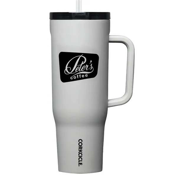 40  Oz. Corkcicle Cruiser Mug with Straw... from ASI 80060 VisionUSA / Titan Custom Products
