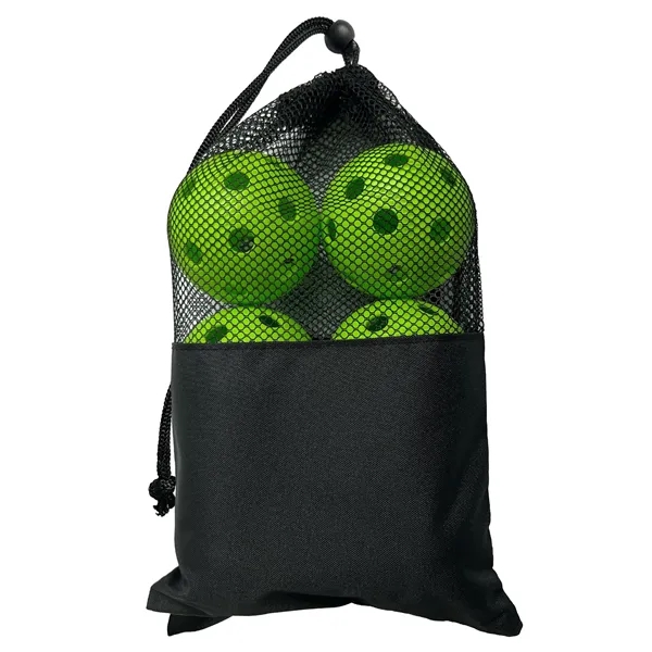 Set of six pickleballs packed in a durable and easy-to-carry mesh... from ASI 76730 Peerless Umbrella Co Inc