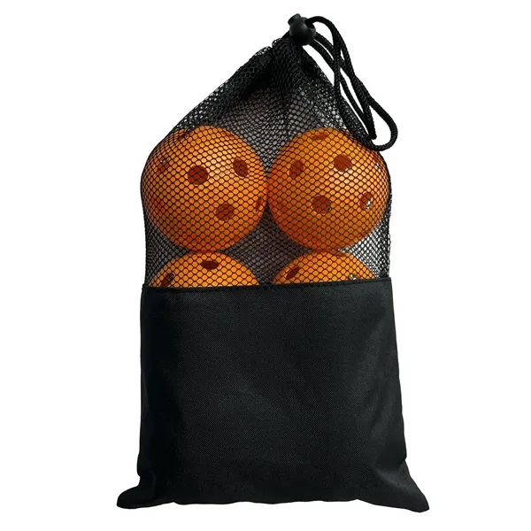 Set of six pickleballs packed in a durable and easy-to-carry mesh... from ASI 76730 Peerless Umbrella Co Inc