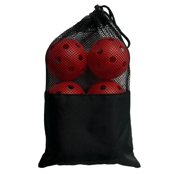 Set of six pickleballs packed in a durable and easy-to-carry mesh... from ASI 76730 Peerless Umbrella Co Inc