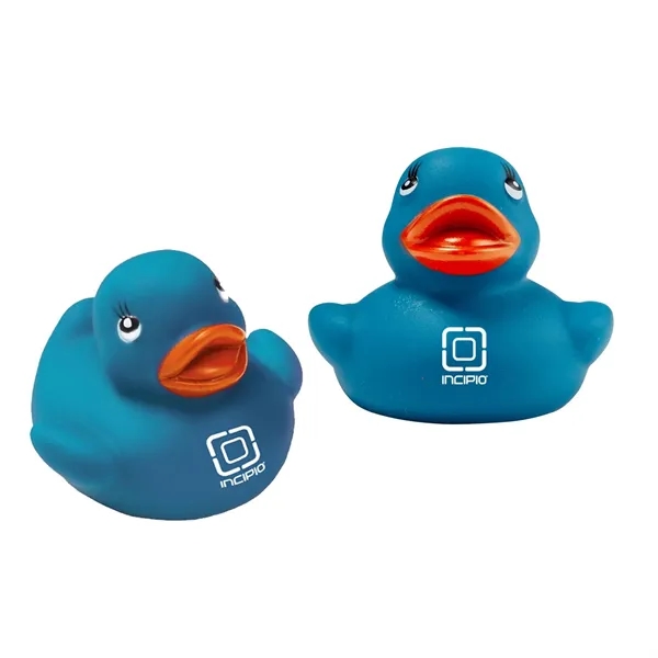 2" rubber duck toy in assorted colors.... from ASI 63549 Jornik Manufacturing Corp / Jornik