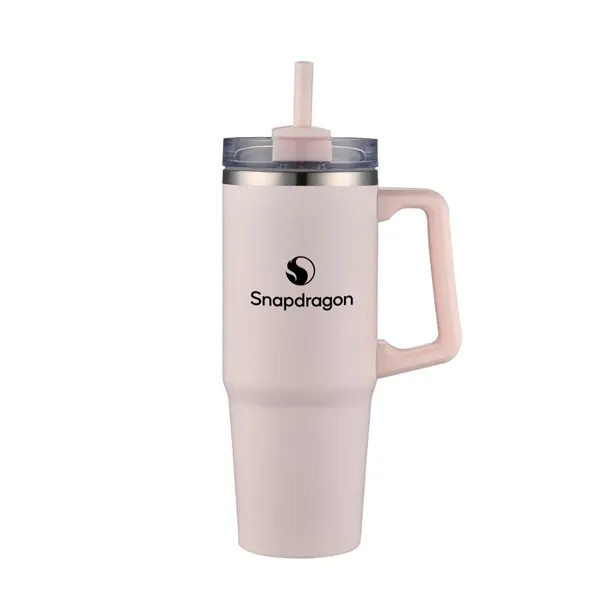 30 oz tumbler with powered finish and handle... from ASI 31517 Admart Products