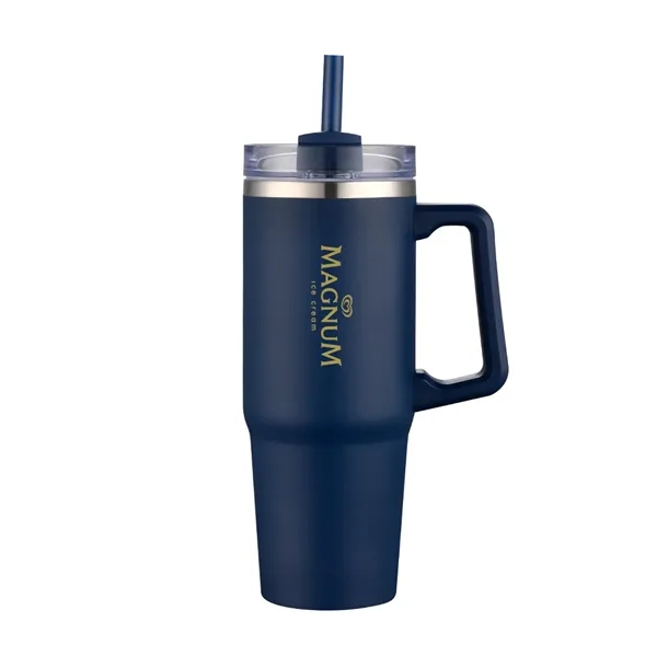 30 oz tumbler with powered finish and handle... from ASI 31517 Admart Products