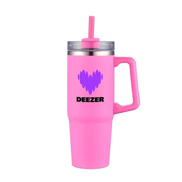 30 oz tumbler with powered finish and handle... from ASI 31517 Admart Products