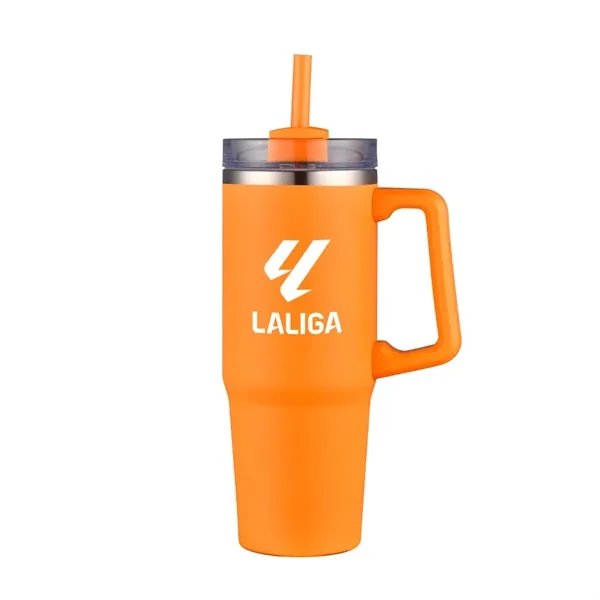 30 oz tumbler with powered finish and handle... from ASI 31517 Admart Products