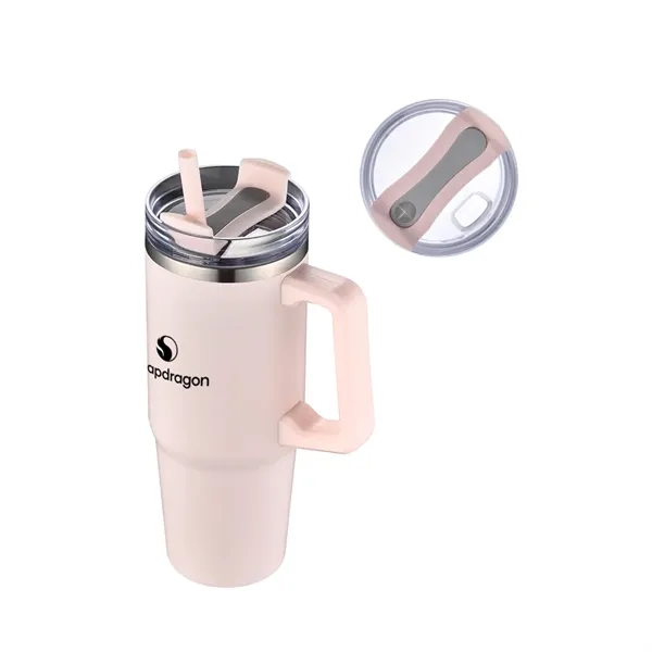 30 oz tumbler with powered finish and handle... from ASI 31517 Admart Products