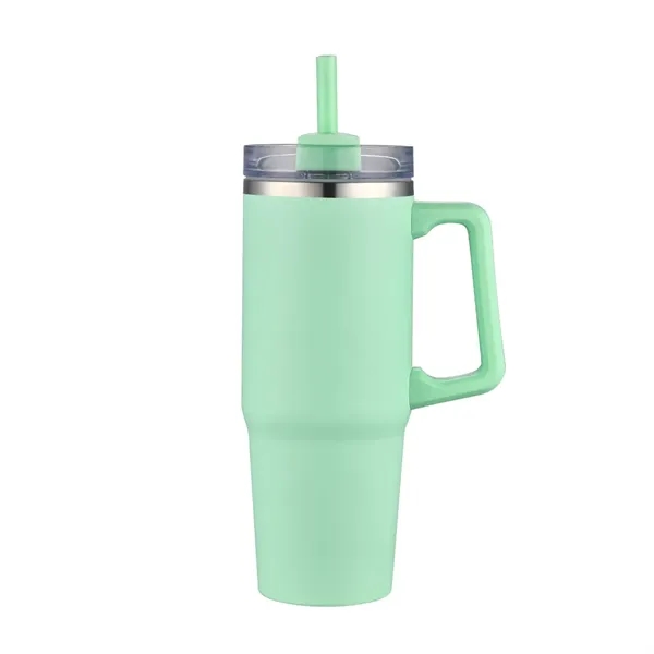 30 oz tumbler with powered finish and handle... from ASI 31517 Admart Products