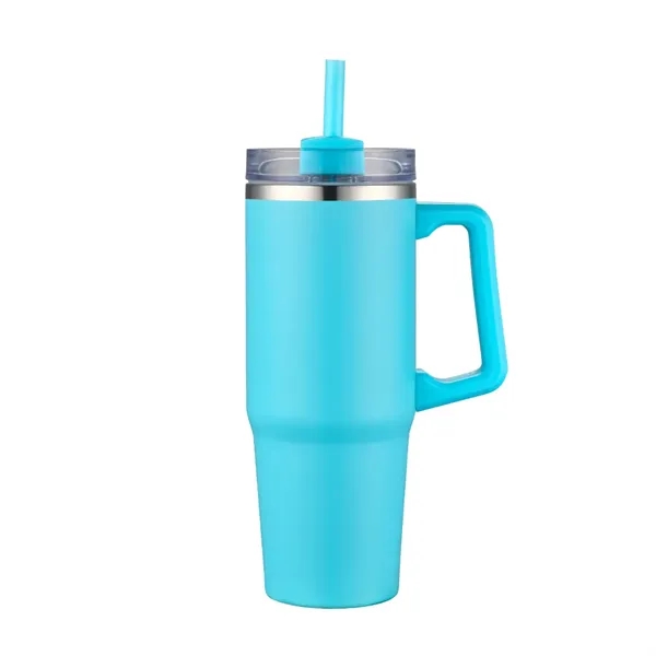 30 oz tumbler with powered finish and handle... from ASI 31517 Admart Products