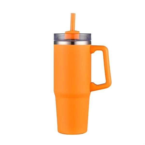 30 oz tumbler with powered finish and handle... from ASI 31517 Admart Products