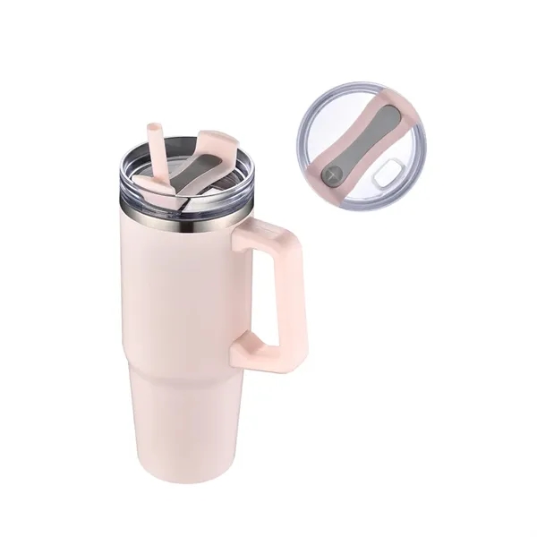 30 oz tumbler with powered finish and handle... from ASI 31517 Admart Products