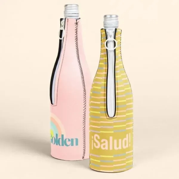 Four Color Process wine bottle insulator with glued-in bottom.... from ASI 74710 Numo / NUMO