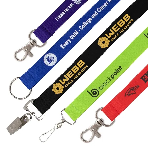 Distributor's favorite Flat Polyester Lanyards! Choose from a variety of popular... from ASI 62088 IDProductsource