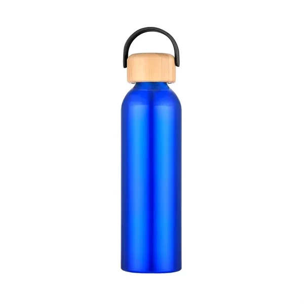 24 oz Water Bottle made from Recycled Aluminum with a Bamboo... from ASI 31517 Admart Products
