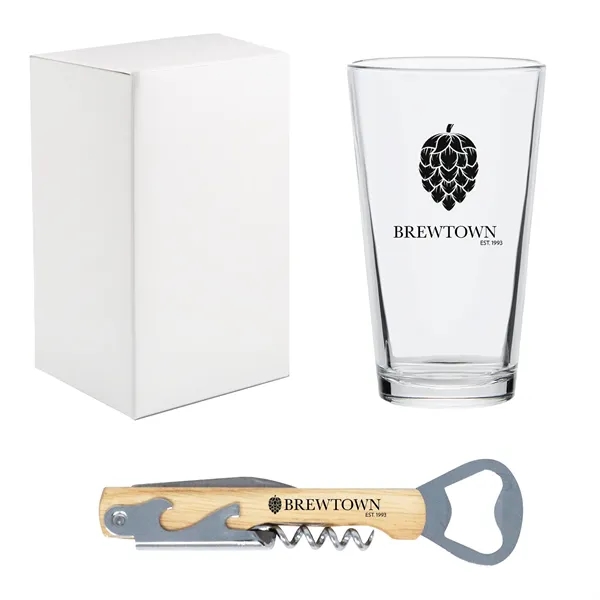 The Brew Me Kit pairs a 16 oz USA-made Pint Glass... from ASI 61966 HPG / Best Promotions USA
