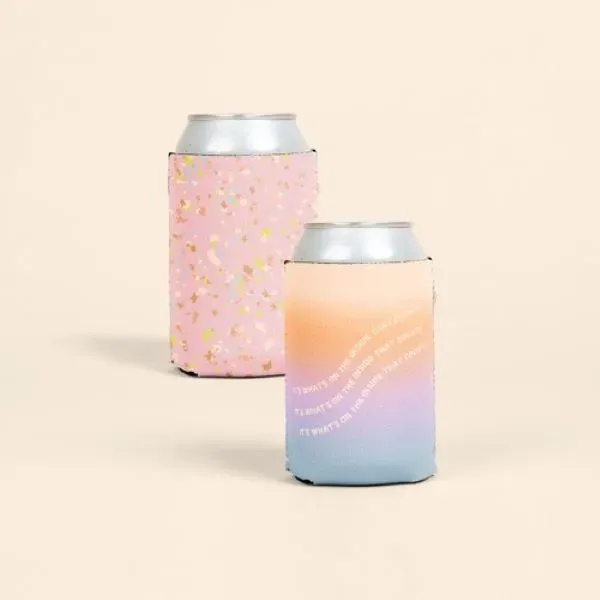 Kolder Kaddy reversible neoprene can insulator with 4CP print exterior &... from ASI 74710 Numo