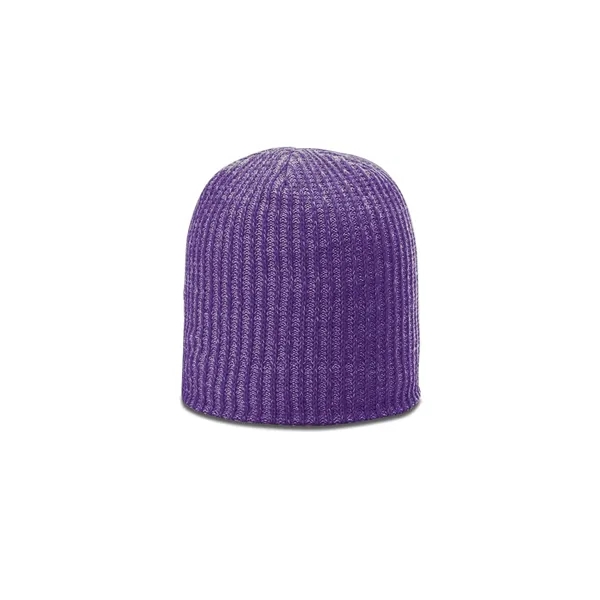 Sleek slouch beanie with melange knitting, soft acrylic fabric, and a... from ASI 72657 Active Life Promo