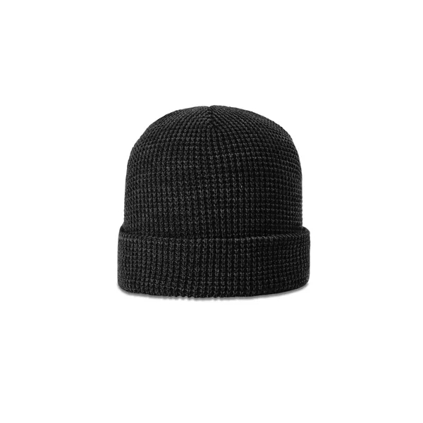 Waffle knit beanie with soft acrylic for warmth and durability. Roll-up... from ASI 72657 Active Life Promo